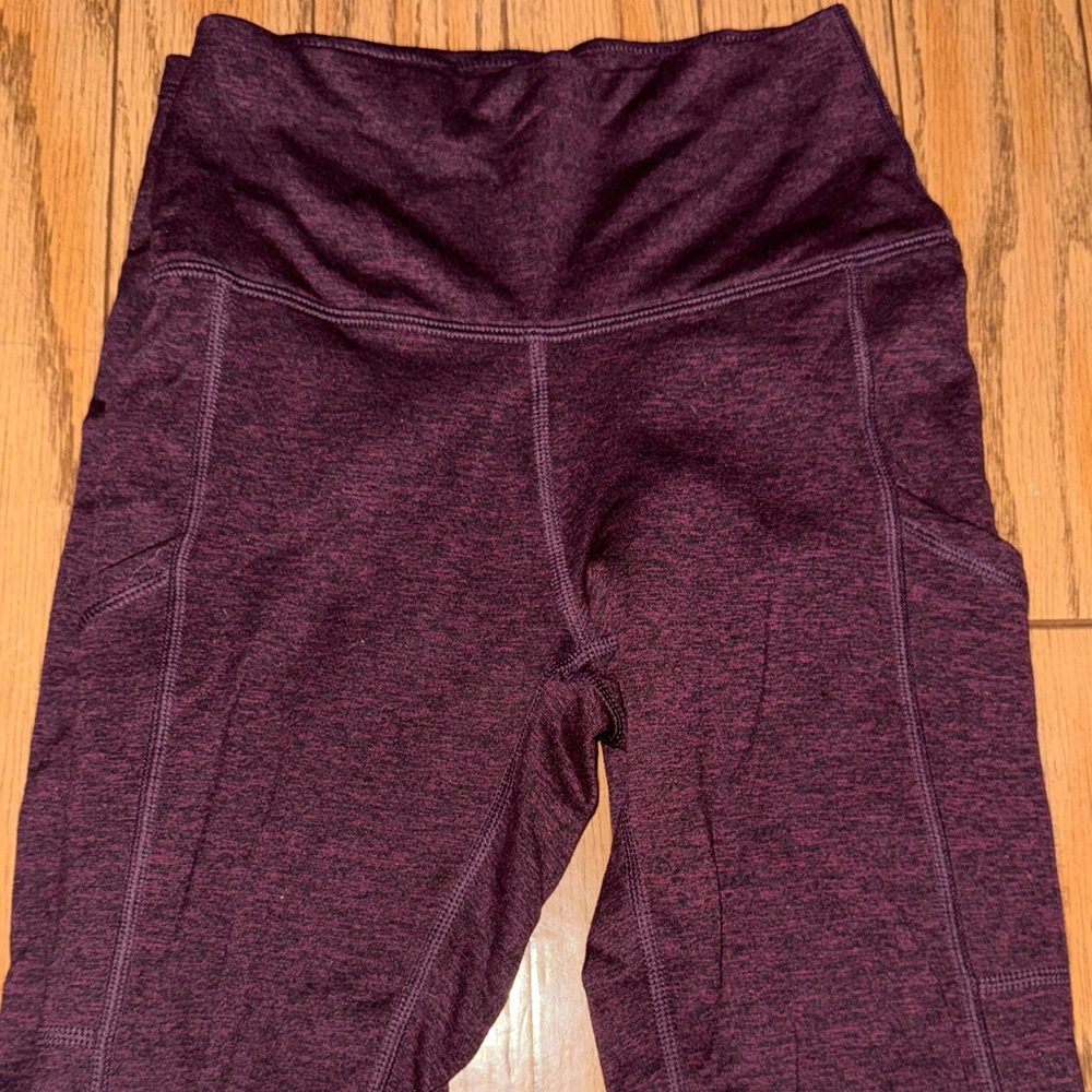 Aerie Purple Leggings W/ Pockets